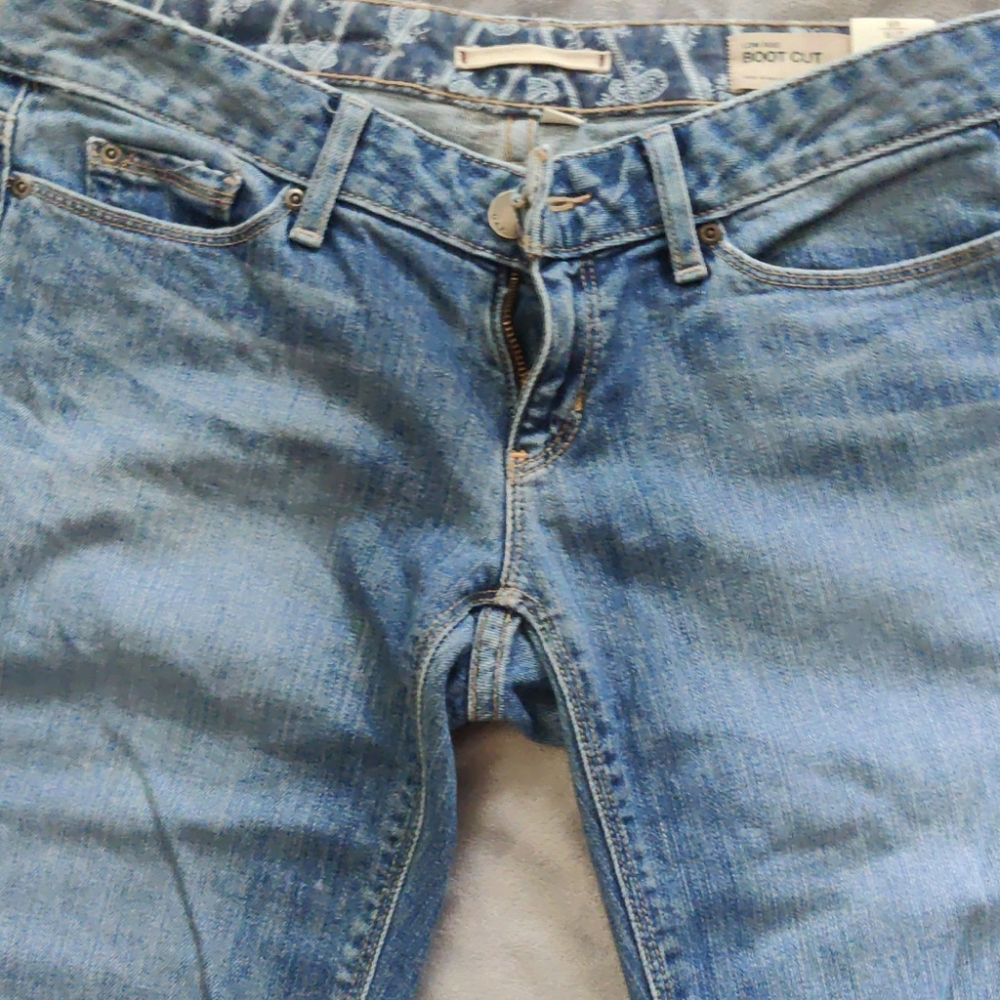 Women's boot cut low rise jeans